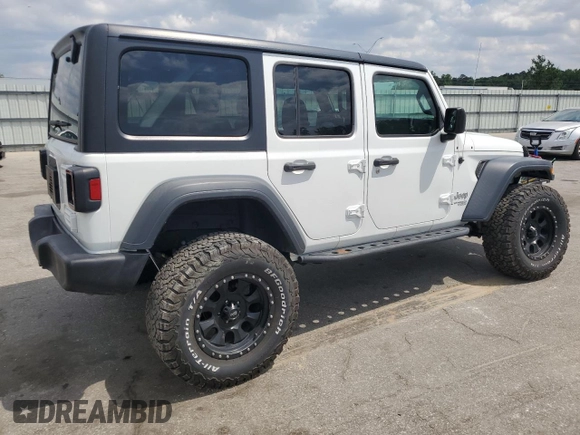 2018 Jeep Wrangler Unlimited Sport S z VIN 1C4HJXDG9JW143513, wystawiony jako Copart lot #55415625 z przebiegiem 133 294 mil mil oraz Szkoda całkowita • Salvage title. Historia ofert i sprzedaży dostępna na DreamBid. Obrazek 3.