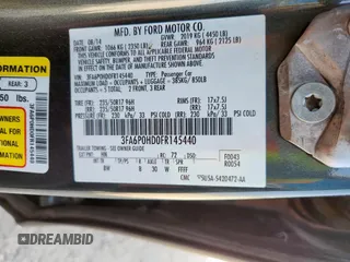 2015 Ford Fusion SE with VIN 3FA6P0HD0FR145440, listed as a Copart auction lot 61258745 with 144,899 mi miles and Salvage title. Bid and sale history available at DreamBid. Image 13.