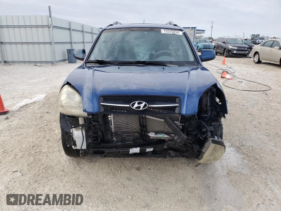 2005 Hyundai Tucson GLS with VIN KM8JN72DX5U129146, listed as a Copart auction lot 75245934 with 85,716 mi miles and Salvage Title. Bid and sale history available at carsss.com. Image 5.