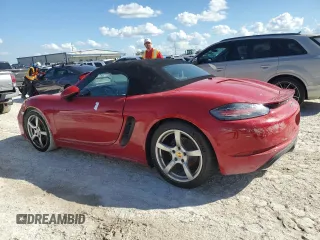 2017 Porsche 718 Boxster z VIN WP0CA2A86HS221306, wystawiony jako Copart lot #76144334 z przebiegiem Nie podano mil oraz Nie do naprawy. Historia ofert i sprzedaży dostępna na DreamBid. Obrazek 2.