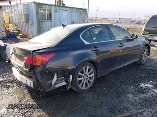 2013 Lexus GS 350 with VIN JTHBE1BL8D5000391, listed as a IAAI auction lot 41657139 with 107,391 mi miles. Bid and sale history available at carsss.com. Image 4.