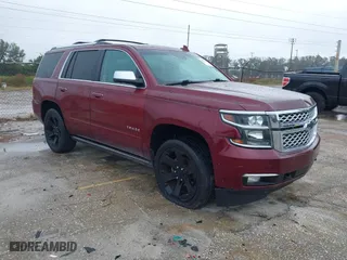 2016 Chevrolet Tahoe LTZ with VIN 1GNSKCKC6GR289779, listed as a IAAI auction lot 41389868 with 53,173 mi miles. Bid and sale history available at carsss.com. Image 1.