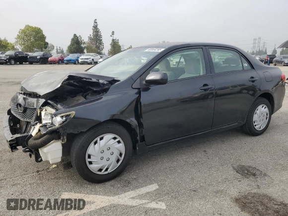 2010 Toyota Corolla with VIN JTDBU4EE3A9123331, listed as a Copart auction lot 60869295 with 185,744 mi miles and Salvage title. Bid and sale history available at DreamBid. Image 1.