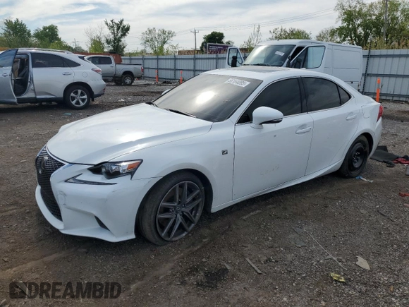2016 Lexus IS 350 with VIN JTHCE1D21G5011696, listed as a Copart auction lot 56164095 with 66,030 mi miles and Salvage title. Bid and sale history available at DreamBid. Image 1.