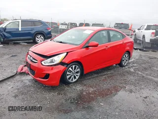 2015 Hyundai Accent GLS with VIN KMHCU4AE3FU806849, listed as a IAAI auction lot 41935761 with 147,784 mi miles. Bid and sale history available at carsss.com. Image 17.