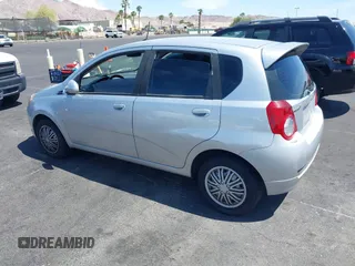 2009 Chevrolet Aveo 1LT with VIN KL1TD66E29B620770, listed as a IAAI auction lot 42061930 with 122,087 mi miles and . Bid and sale history available at DreamBid. Image 3.