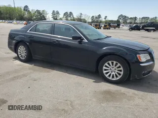 2013 Chrysler 300 with VIN 2C3CCAAGXDH520556, listed as a Copart auction lot 51050035 with 183,167 mi miles and Salvage Title. Bid and sale history available at carsss.com. Image 4.