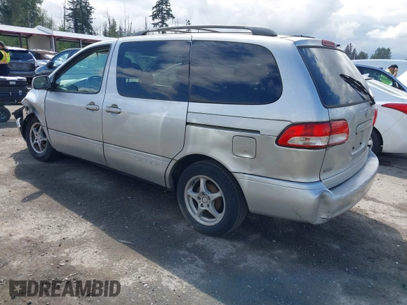 2002 Toyota Sienna LE with VIN 4T3ZF13C02U421846, listed as a IAAI auction lot 42250815 with 182,268 mi miles and . Bid and sale history available at DreamBid. Image 3.