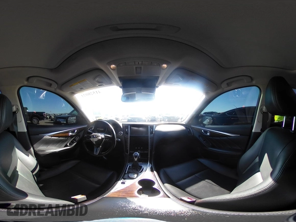 2019 Infiniti Q50 3.0t LUXE with VIN JN1EV7AP5KM514713, listed as a IAAI auction lot 41528021 with 90,306 mi miles. Bid and sale history available at carsss.com. Image 18.