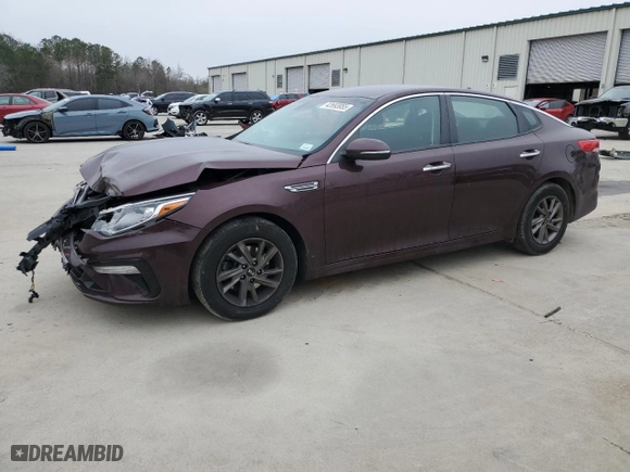 2020 Kia Optima LX with VIN 5XXGT4L36LG425583, listed as a Copart auction lot 42693955 with 102,642 mi miles and Salvage Title. Bid and sale history available at carsss.com. Image 1.