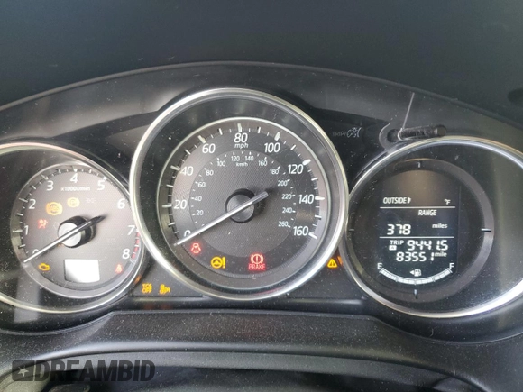 2016 Mazda CX-5 Touring with VIN JM3KE2CY8G0876629, listed as a Copart auction lot 51913665 with 83,551 mi miles and Salvage Title. Bid and sale history available at carsss.com. Image 9.