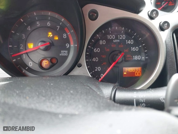 2010 Nissan 370Z Touring with VIN JN1AZ4FH8AM302891, listed as a IAAI auction lot 41384656 with 148,833 mi miles. Bid and sale history available at carsss.com. Image 15.