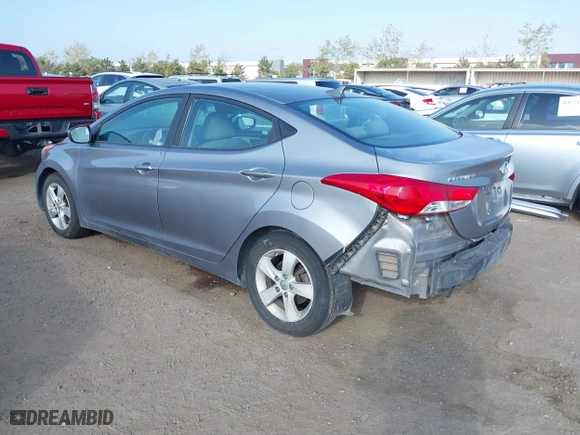 2011 Hyundai Elantra Ltd with VIN KMHDH4AE2BU081392, listed as a IAAI auction lot 41852296 with 224,524 mi miles. Bid and sale history available at carsss.com. Image 3.