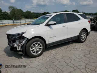 2022 Chevrolet Equinox LT z VIN 3GNAXUEV8NL253838, wystawiony jako Copart lot #60098635 z przebiegiem 50 400 mil mil oraz Szkoda całkowita • Salvage title. Historia ofert i sprzedaży dostępna na DreamBid. Obrazek 1.