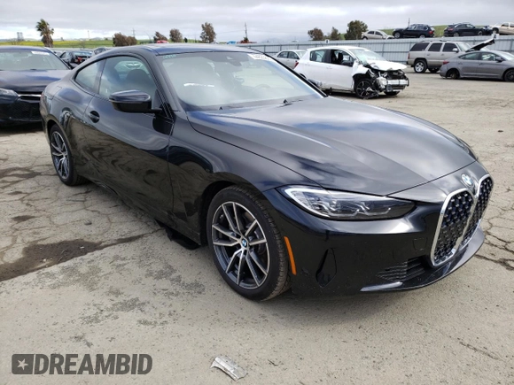 2023 BMW 4 Series 430i with VIN WBA53AP04PCM27891, listed as a Copart auction lot 44820863 with 119 mi miles and . Bid and sale history available at DreamBid. Image 4.