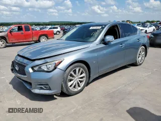 2017 Infiniti Q50 Premium z VIN JN1EV7AP3HM740032, wystawiony jako Copart lot #64578375 z przebiegiem 114 661 mil mil oraz Szkoda całkowita • Salvage title. Historia ofert i sprzedaży dostępna na DreamBid. Obrazek 1.