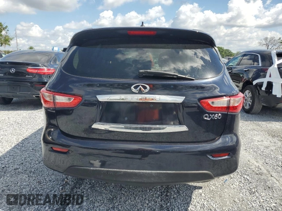 2014 Infiniti QX60 с VIN 5N1AL0MN7EC522689, выставлен на аукционе Copart как лот 56688785 с пробегом 217 628 миль миль и Списание • Salvage title. История ставок и продаж доступна на DreamBid. Изображение 6.