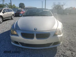 2008 BMW 6 Series 650i with VIN WBAEB53578CX61863, listed as a Copart auction lot 43656185 with 123,009 mi miles and Clean Title. Bid and sale history available at carsss.com. Image 5.