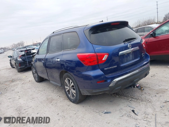 2018 Nissan Pathfinder SV z VIN 5N1DR2MM1JC636244, wystawiony jako IAAI lot #41081084 z przebiegiem 114 711 mil mil oraz . Historia ofert i sprzedaży dostępna na DreamBid. Obrazek 3.