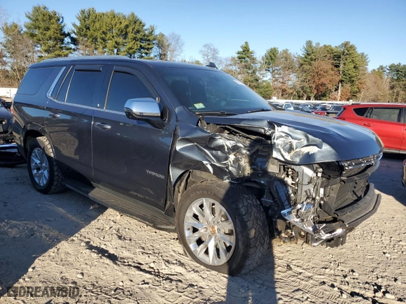 2021 Chevrolet Tahoe Premier with VIN 1GNSKSKD0MR156904, listed as a Copart auction lot 78676124 with 81,558 mi miles and Salvage Title. Bid and sale history available at carsss.com. Image 4.