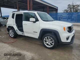 2020 Jeep Renegade Latitude with VIN ZACNJBBB7LPL44224, listed as a Copart auction lot 78076953 with 32,153 mi miles and Salvage title. Bid and sale history available at DreamBid. Image 4.