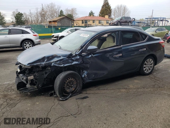 2014 Nissan Sentra SV with VIN 3N1AB7AP1EY254819, listed as a Copart auction lot 51493125 with 73,558 mi miles and Salvage Title. Bid and sale history available at DreamBid. Image 1.