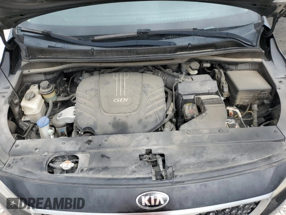 2016 Kia Sedona SX with VIN KNDMC5C11G6153598, listed as a Copart auction lot 51594285 with 151,312 mi miles and Salvage Title. Bid and sale history available at carsss.com. Image 12.