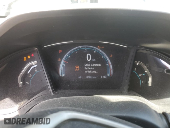 2020 Honda Civic Sedan LX with VIN 2HGFC2F63LH573744, listed as a Copart auction lot 47246025 with 199,081 mi miles and Salvage Title. Bid and sale history available at carsss.com. Image 9.