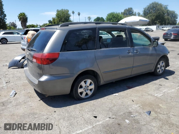 2005 Toyota Sienna CE with VIN 5TDZA23CX5S325295, listed as a Copart auction lot 60441314 with 294,660 mi miles and Salvage Title. Bid and sale history available at carsss.com. Image 3.