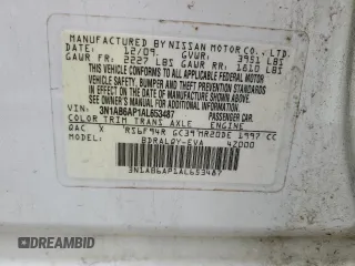 2010 Nissan Sentra S с VIN 3N1AB6AP1AL653487, выставлен на аукционе Copart как лот 59007685 с пробегом 166 610 миль миль и Списание • Salvage title. История ставок и продаж доступна на DreamBid. Изображение 13.