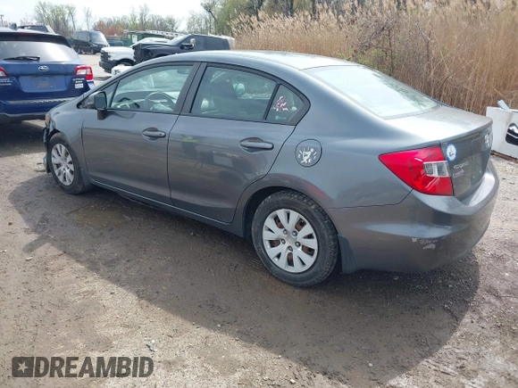2012 Honda Civic LX z VIN 19XFB2F52CE389822, wystawiony jako IAAI lot #41960928 z przebiegiem 66 170 mil mil oraz . Historia ofert i sprzedaży dostępna na DreamBid. Obrazek 3.
