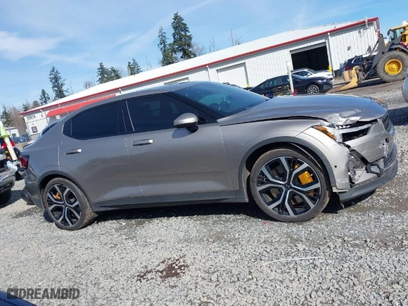 2022 Polestar 2 with VIN LPSED3KAXNL053014, listed as a IAAI auction lot 41880201 with 37,970 mi miles. Bid and sale history available at carsss.com. Image 13.
