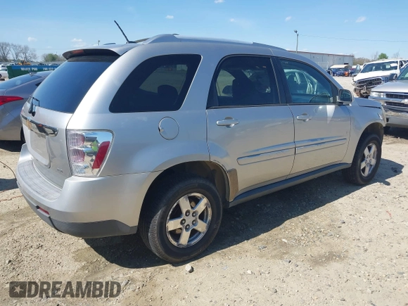 2007 Chevrolet Equinox LT with VIN 2CNDL73F876092019, listed as a IAAI auction lot 41882438 with 85,418 mi miles. Bid and sale history available at carsss.com. Image 4.