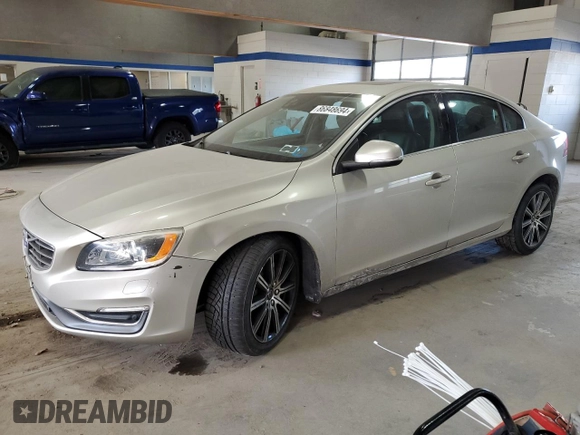 2017 Volvo S60 Inscription Platinum with VIN LYV402TM0HB130872, listed as a Copart auction lot 86848694 with 124,827 mi miles and Salvage Title. Bid and sale history available at carsss.com. Image 1.