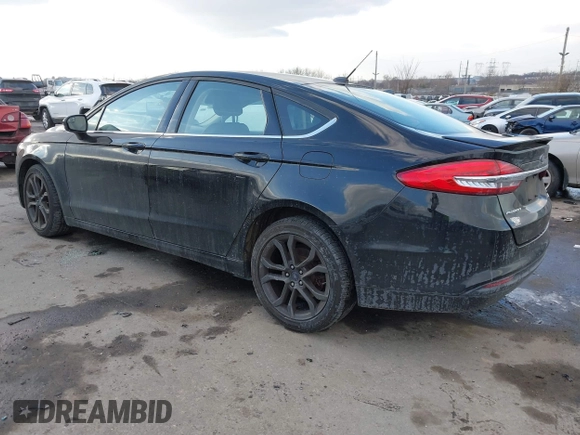 2018 Ford Fusion SE with VIN 3FA6P0HD1JR264641, listed as a IAAI auction lot 41366906 with 116,785 mi miles. Bid and sale history available at carsss.com. Image 3.