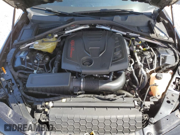 2017 Alfa Romeo Giulia with VIN ZARFAEBN7H7531217, listed as a Copart auction lot 60130275 with 91,768 mi miles and Salvage title. Bid and sale history available at DreamBid. Image 11.