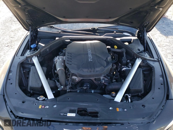 2022 Genesis G70 3.3T with VIN KMTG54TE4NU096876, listed as a Copart auction lot 78324464 with 32,349 mi miles and Salvage Title. Bid and sale history available at DreamBid. Image 13.