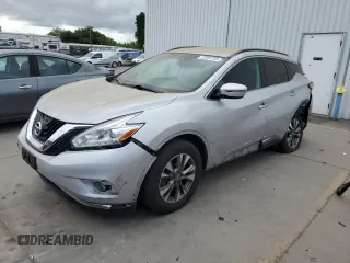 2017 Nissan Murano Platinum z VIN 5N1AZ2MG1HN110076, wystawiony jako Copart lot #53354725 z przebiegiem 125 547 mil mil oraz Szkoda całkowita • Salvage title. Historia ofert i sprzedaży dostępna na DreamBid. Obrazek 1.