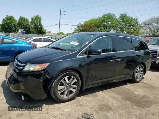 2014 Honda Odyssey Touring с VIN 5FNRL5H91EB013332, выставлен на аукционе Copart как лот 59414015 с пробегом 162 203 миль миль и Списание • Salvage title. История ставок и продаж доступна на DreamBid. Изображение 14.