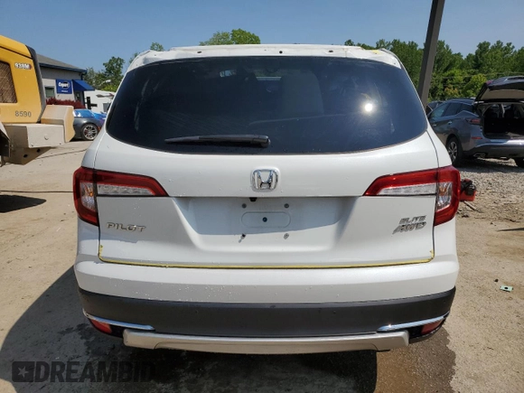 2022 Honda Pilot Elite with VIN 5FNYF6H08NB059590, listed as a Copart auction lot 57460235 with 67,593 mi miles and Salvage title. Bid and sale history available at DreamBid. Image 6.
