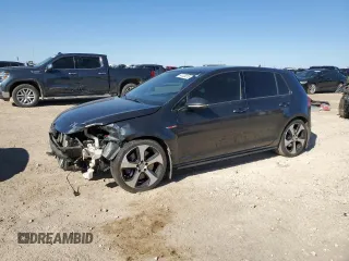 2017 Volkswagen Golf GTI S with VIN 3VW447AU1HM048743, listed as a Copart auction lot 44125215 with 45,961 mi miles and Salvage Title. Bid and sale history available at carsss.com. Image 1.