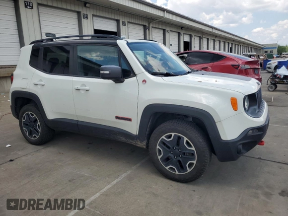 2016 Jeep Renegade Trailhawk z VIN ZACCJBCT9GPC89105, wystawiony jako Copart lot #62579715 z przebiegiem 136 167 mil mil oraz Szkoda całkowita • Salvage title. Historia ofert i sprzedaży dostępna na DreamBid. Obrazek 4.