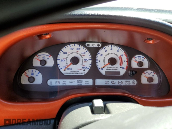 1999 Ford Mustang GT with VIN 1FAFP42X2XF143598, listed as a Copart auction lot 46686625 with Not provided miles and Salvage title. Bid and sale history available at DreamBid. Image 9.