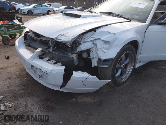 2003 Ford Mustang GT Deluxe with VIN 1FAFP45X13F454025, listed as a IAAI auction lot 41166495 with 91,132 mi miles. Bid and sale history available at carsss.com. Image 6.