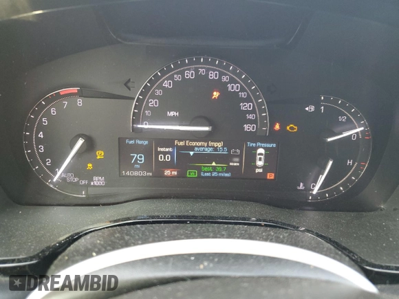 2017 Cadillac XT5 Premium Luxury AWD with VIN 1GYKNERS1HZ112898, listed as a Copart auction lot 58984795 with 140,803 mi miles and Salvage title. Bid and sale history available at DreamBid. Image 9.