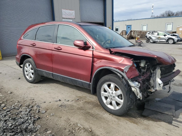 2009 Honda CR-V EX-L with VIN JHLRE48739C015267, listed as a Copart auction lot 53178785 with 207,713 mi miles and Salvage Title. Bid and sale history available at carsss.com. Image 4.