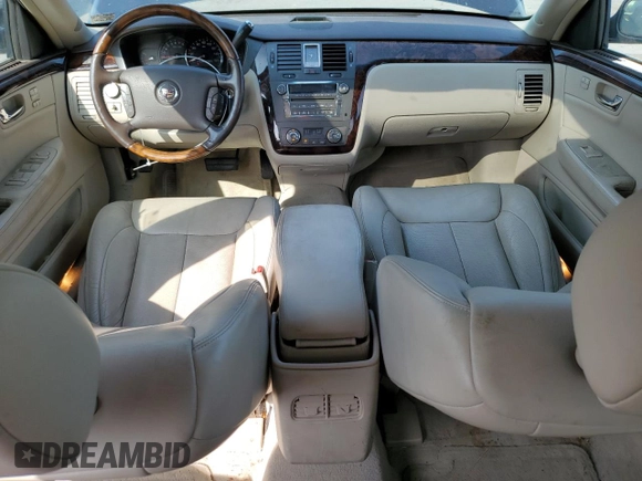 2008 Cadillac DTS 1SC with VIN 1G6KD57Y78U205845, listed as a Copart auction lot 54851995 with 189,718 mi miles and Salvage Title. Bid and sale history available at DreamBid. Image 8.