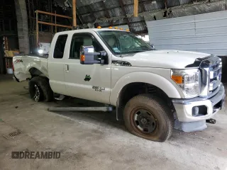2013 Ford F-350 XL with VIN 1FT8X3B6XDEB21872, listed as a Copart auction lot 53127805 with 102,484 mi miles and Salvage title. Bid and sale history available at DreamBid. Image 4.