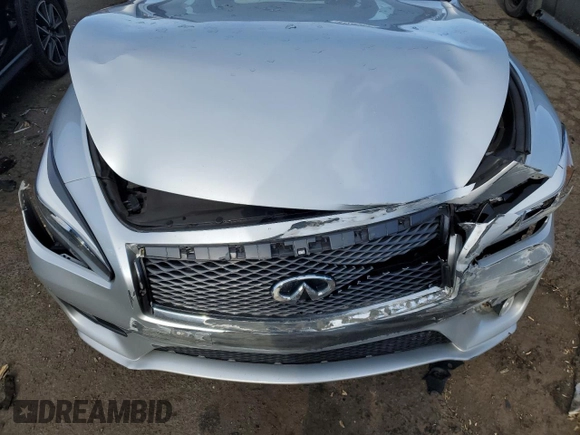 2017 Infiniti M37 with VIN JN1BY1AR4HM770438, listed as a Copart auction lot 87245434 with 91,793 mi miles and Salvage Title. Bid and sale history available at carsss.com. Image 11.