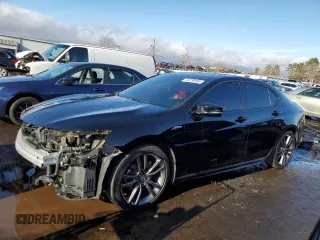 2019 Acura TLX w/Advance Pkg with VIN 19UUB3F85KA800530, listed as a Copart auction lot 83238994 with 37,464 mi miles and Salvage Title. Bid and sale history available at carsss.com. Image 1.